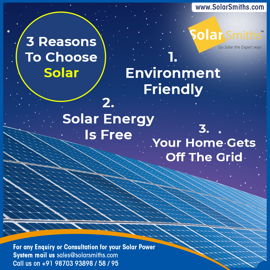 3 Reasons to Choose Solar