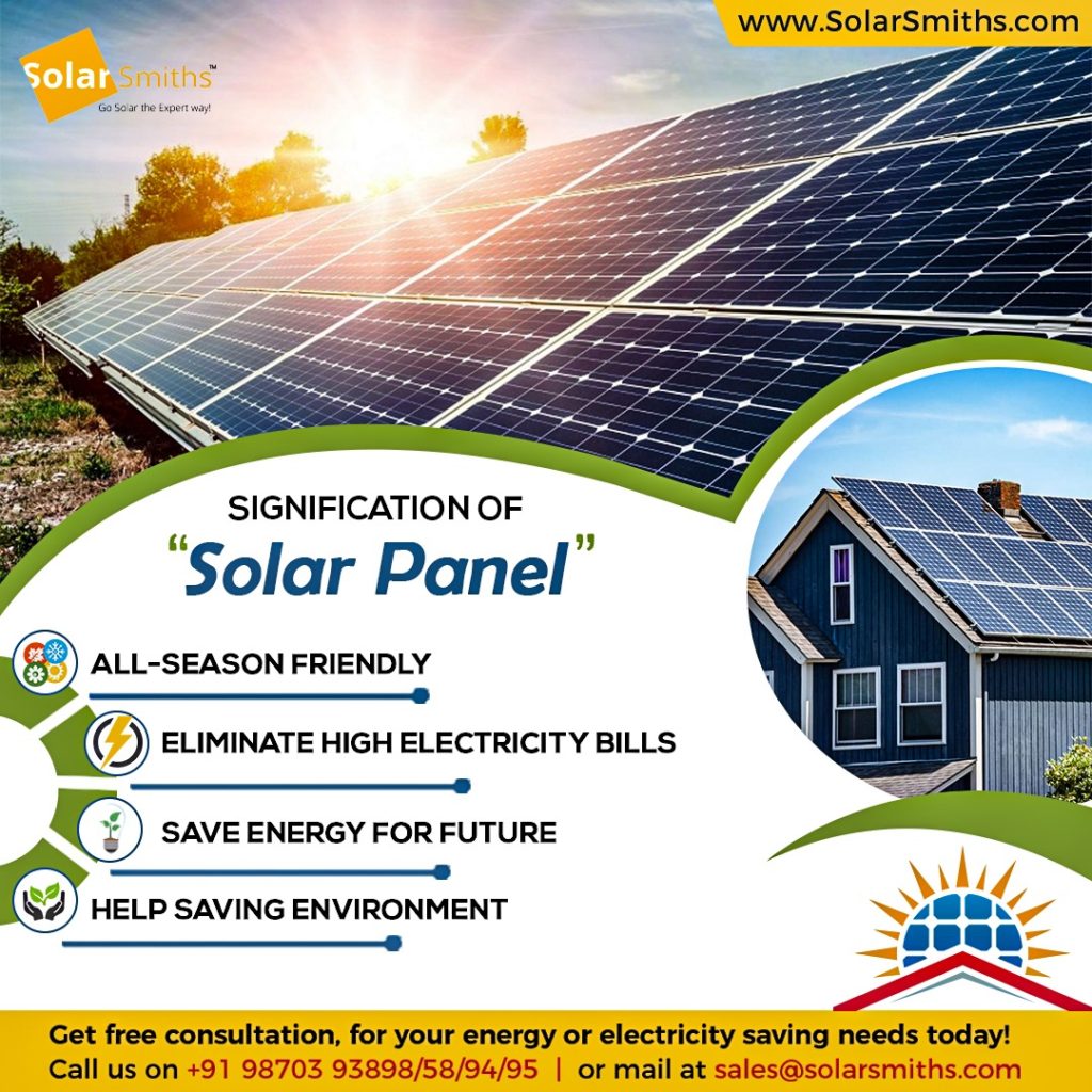 Signification of Solar Panel SolarSmith Energy