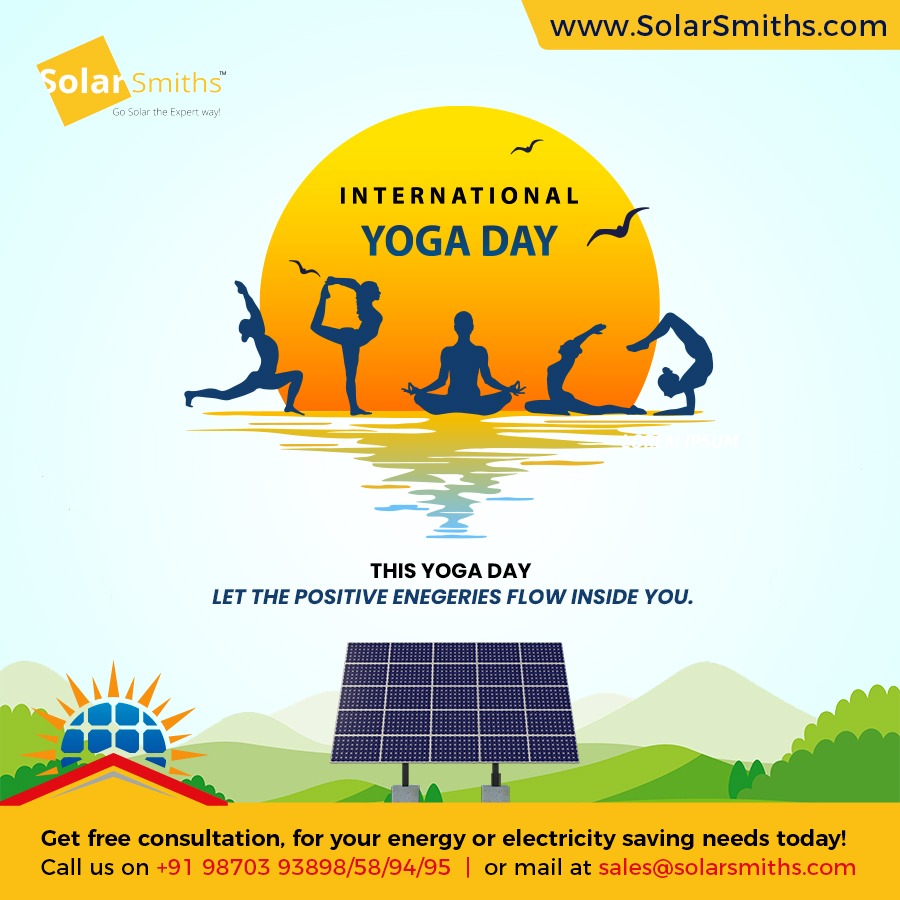 Happy International Yoga Day | SolarSmith Energy