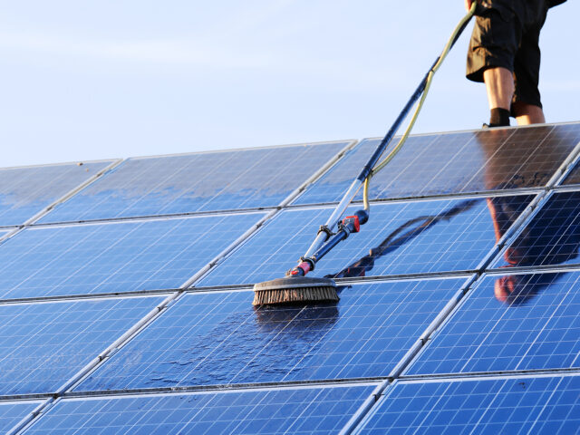 Cleaning And Maintenance of Solar Plant