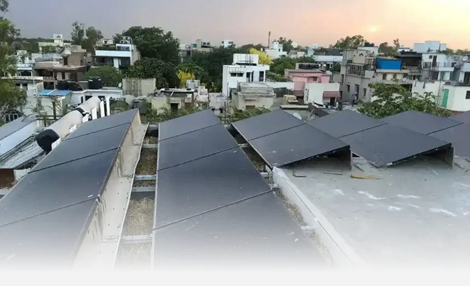 commercial solar plant
